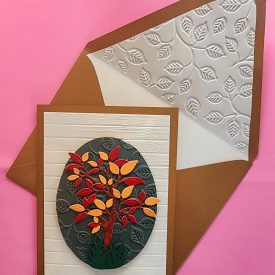 Fall greeting card