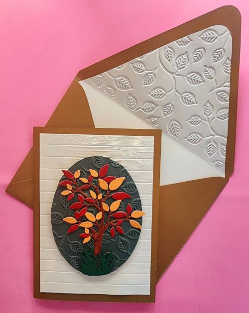 Fall greeting card