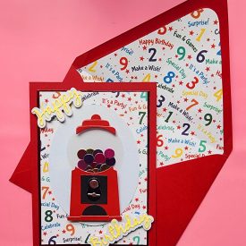 Happy Birthday gumball machine