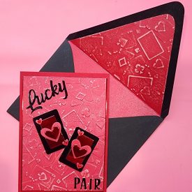 Valentine's Day Card, Love Card, Lucky Pair