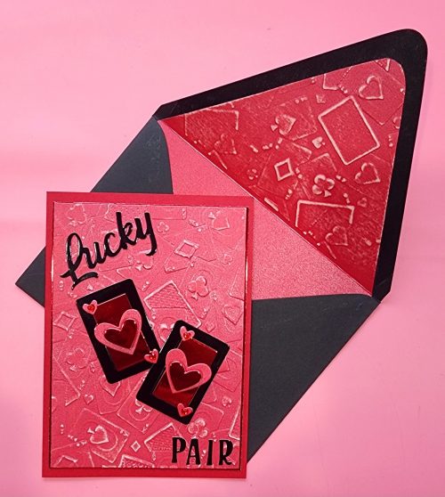 Valentine's Day Card, Love Card, Lucky Pair