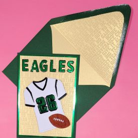 Eagles #26 handmade card