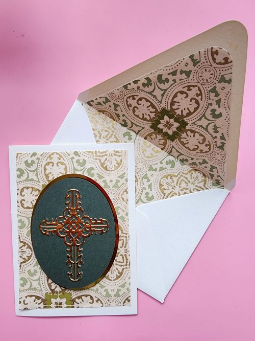 Religious, cross card