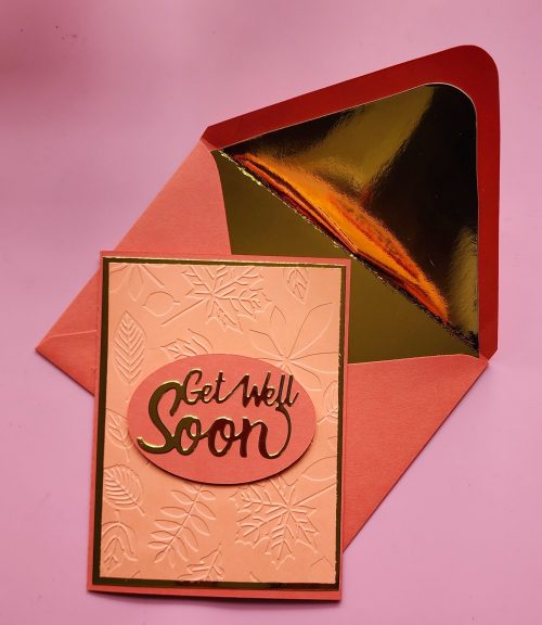 Get well soon handmade card