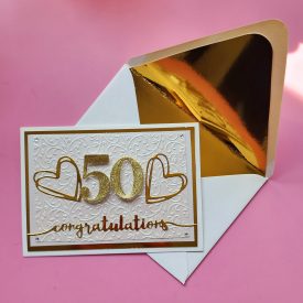 50th anniversary card