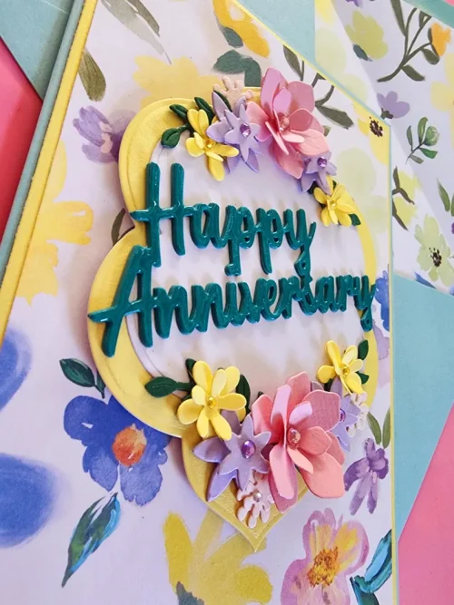 Happy Anniversary | Floral - Image 2
